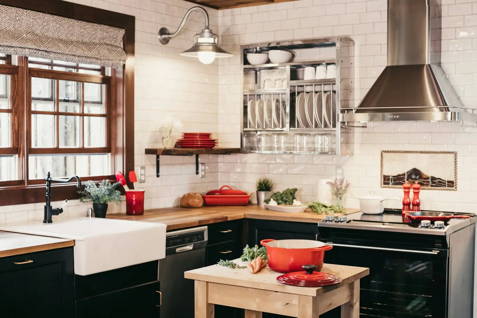 A bright residential kitchen with cabinets and counters. Hinsdale.